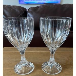 Mikasa Park Lane  goblets in perfect condition.Set of two glasses.